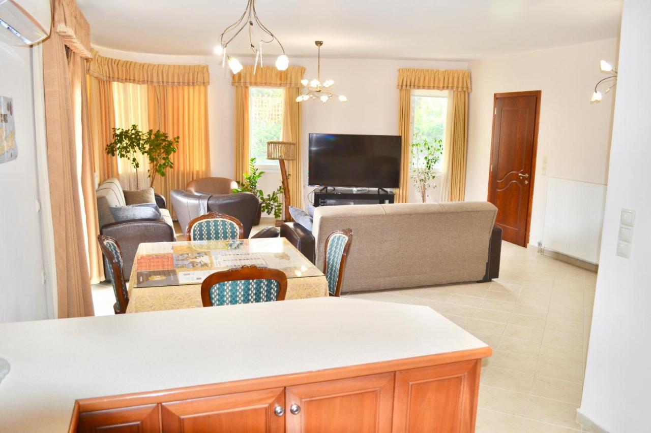 Giorgos Large Size Apartments -Family Friendly With Free Parking And Yard Views Iraklio Exterior foto